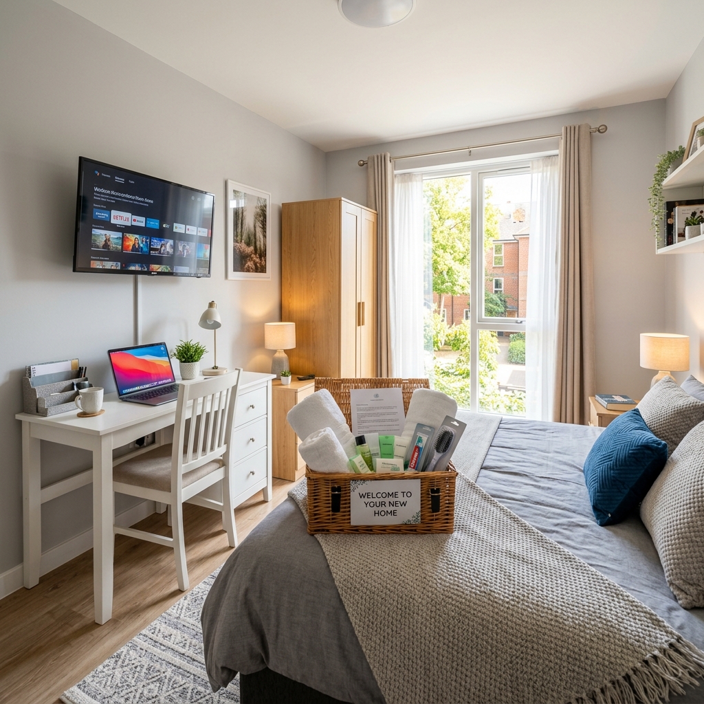 Fully furnished bedroom